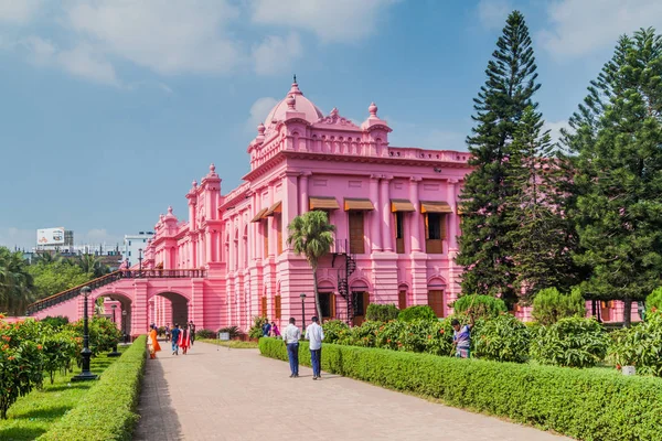 Dhaka Bangladéš Listopadu 2016 Ahsan Manzil Bývalý Obytný Palác Nawab — Stock fotografie