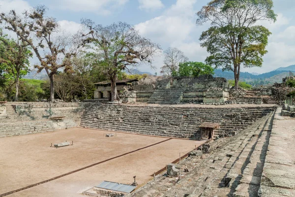 Doğu mahkeme arkeolojik sitesi Copan, Honduras