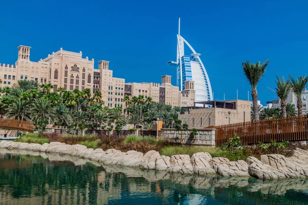 Burj Arab Tower Arabs Seen Madinat Jumeirah Dubai United Arab — Stock Photo, Image