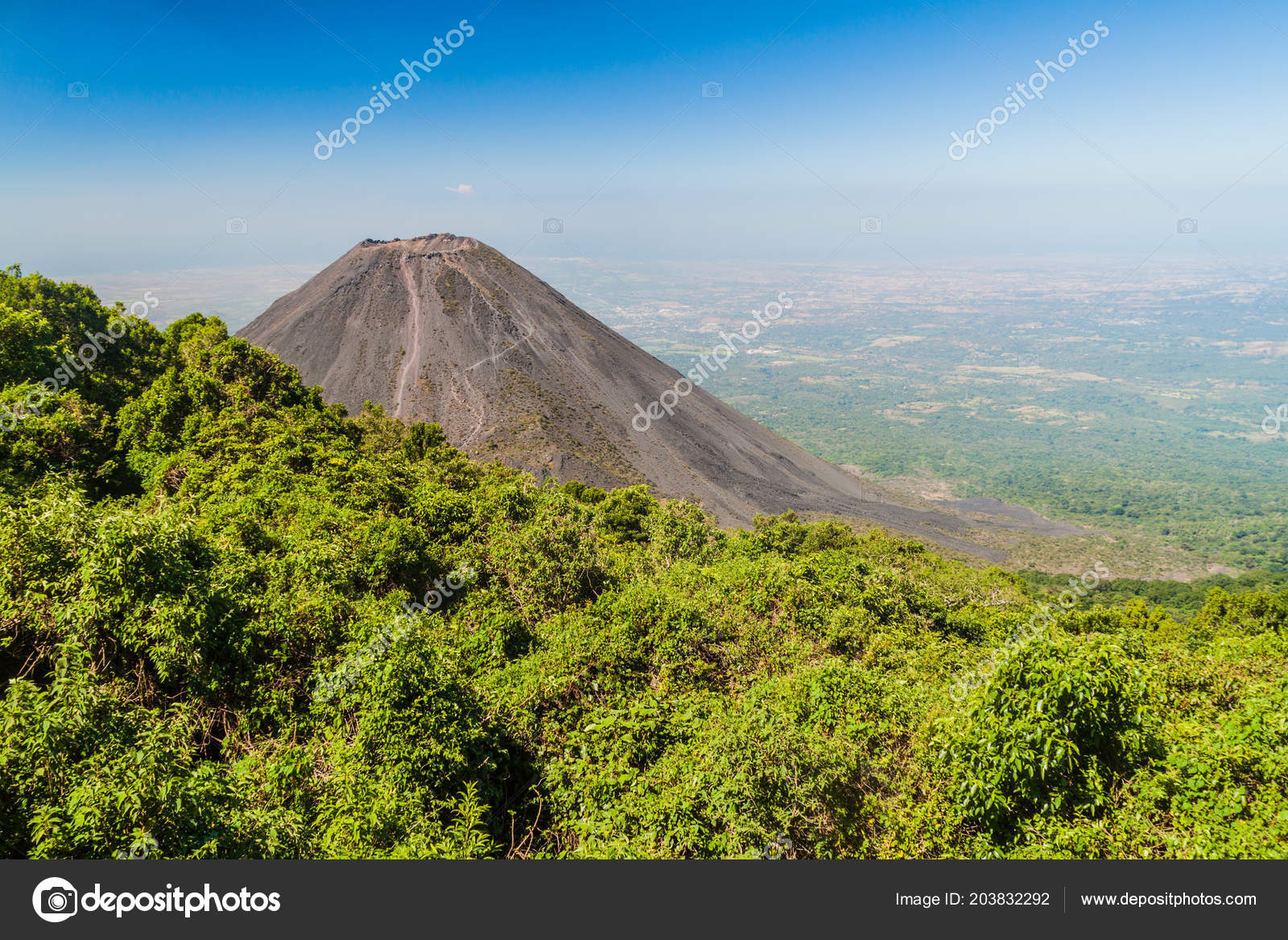 Izalco Volcano Salvador Stock Photo Image By C Mathes 203832292