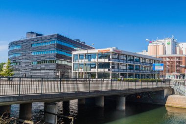 Malmö, İsveç - 27 Ağustos 2016: Çağdaş mimarinin Malmo, İsveç.