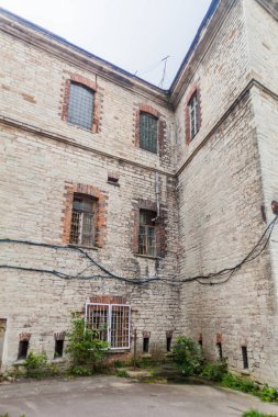 Tallinn, Estonya (eski deniz kale ve cezaevi) Patarei Kuyu yapımı