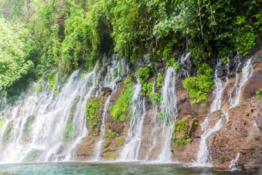 One of Chorros de la Calera, set of waterfalls near Juayua village, El Salvador clipart