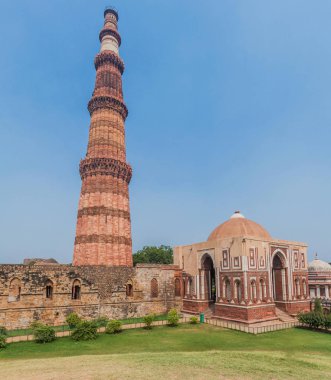 Delhi, Hindistan Qutub Minar minaresi