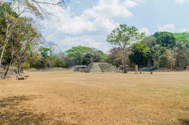 Büyük Plaza arkeolojik sitesi Copan, Honduras