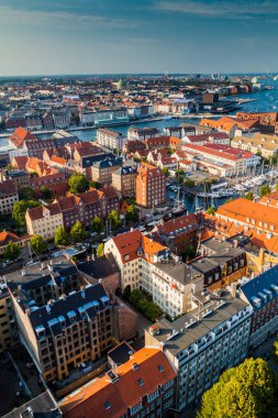 Kopenhag, Danimarka havadan görünümü