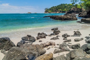 Beach içinde Milli Parkı Manuel Antonio, Kosta Rika