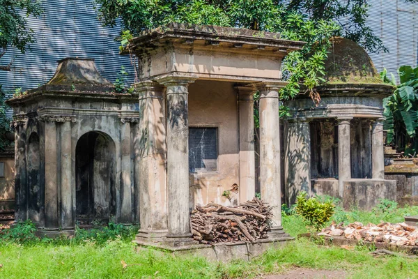 印度加尔各答南部公园街公墓墓 — 图库照片