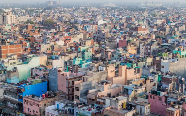 Вид Воздуха Старый Дели Индия — стоковое фото