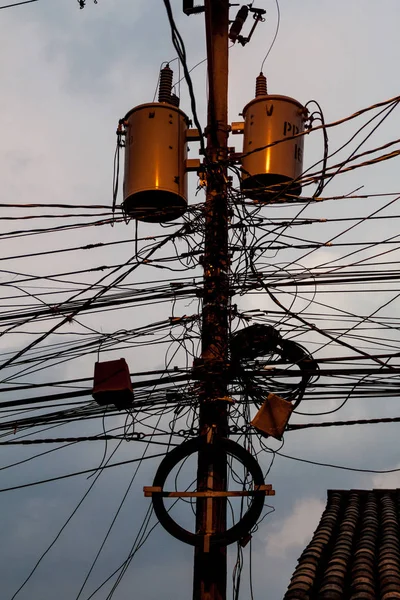 Mess Wires Gracias Town Honduras — Stock Photo, Image