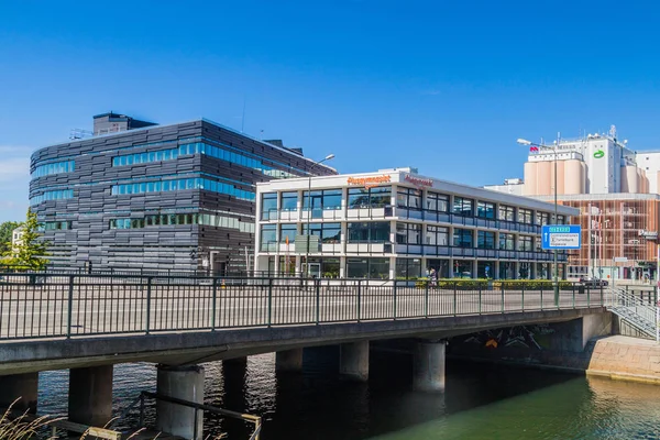 Malmö, İsveç - 27 Ağustos 2016: Çağdaş mimarinin Malmo, İsveç.