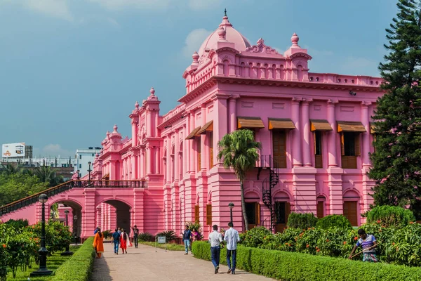 Dhaka Bangladesh Novembro 2016 Ahsan Manzil Antigo Palácio Residencial Nawab — Fotografia de Stock