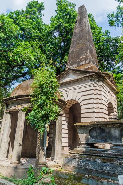Mezarlar South Park Street mezarlık Kolkata, Hindistan