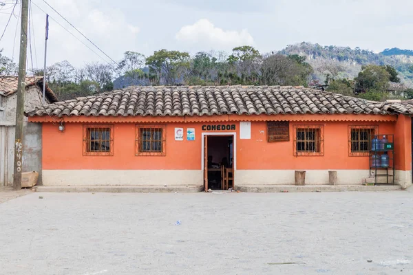 San Manuel Colohete Honduras Abril 2016 Pequeno Restaurante Aldeia San — Fotografia de Stock