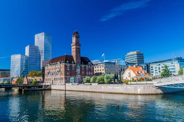 Paisaje Urbano Las Calles Malmo Suecia — Foto de Stock