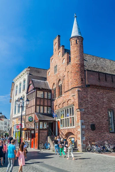Den Bosch Holandia Sierpnia 2016 Moriaan Budynku Najstarszy Murowany Budynek — Zdjęcie stockowe