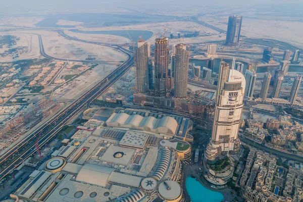 Dubai Uae October 2016 Aerial View Dubai Mall United Arab — Stock Photo, Image