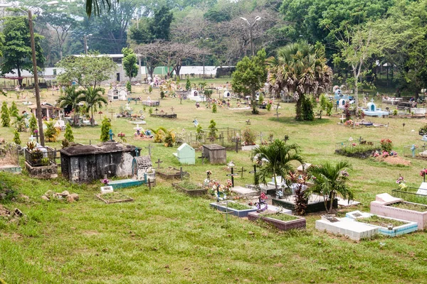 Mezarlıkta San Buenaventura Köyü Honduras — Stok fotoğraf