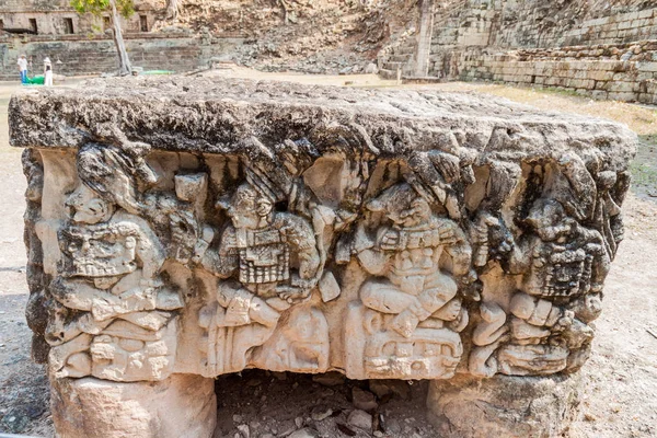 Ruinerna Den Arkeologiska Platsen Copan Honduras — Stockfoto