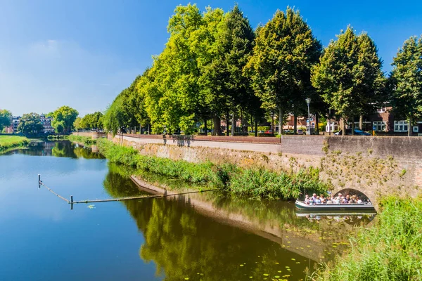 Den Bosch Pays Bas Août 2016 Bateau Tourisme Sur Canal — Photo