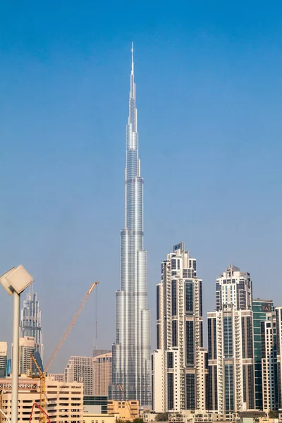 Rascacielos Burj Khalifa Dubai Emiratos Árabes Unidos — Foto de Stock