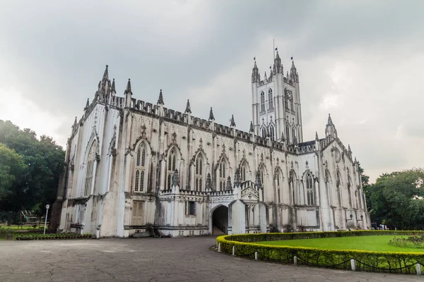 Katedra Świętego Pawła Kolkata Kalkuta Indie — Zdjęcie stockowe