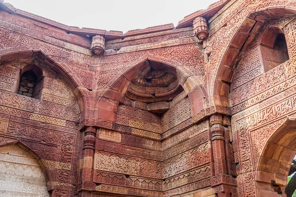 Detail Tomb Iltutmish Qutub Complex Delhi India — Stock Photo, Image