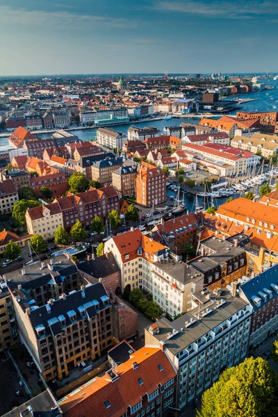 Kopenhag, Danimarka havadan görünümü