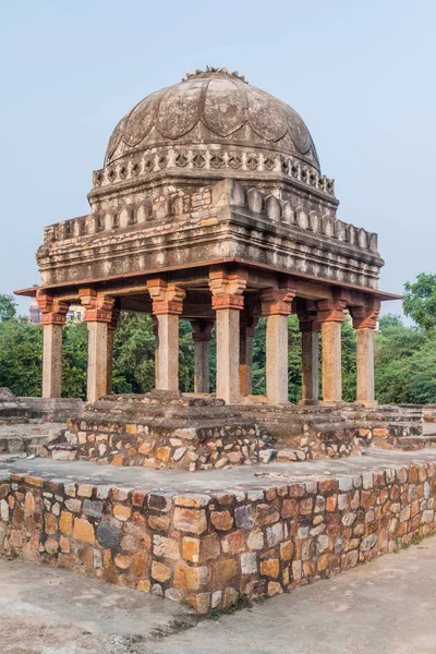 Mały Budynek Parku Archeologicznego Mehrauli Delhi Indie — Zdjęcie stockowe