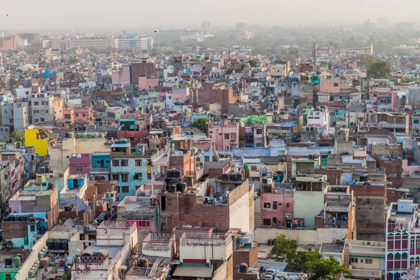 Vue Aérienne Vieux Delhi Inde — Photo