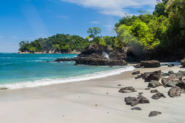 Beach Içinde Milli Parkı Manuel Antonio Kosta Rika — Stok fotoğraf