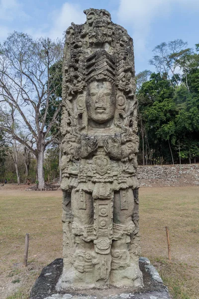 Stela arkeolojik sitesi Copan, Honduras
