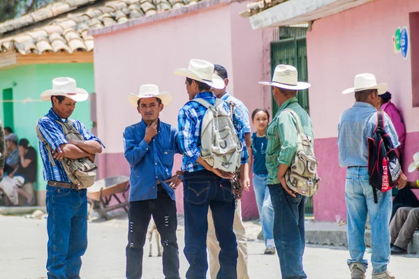 San Manuel Colohete Honduras Abril 2016 Pueblos Indígenas Locales Calle — Foto de Stock