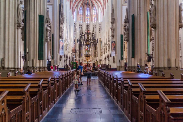 Den Bosch Paesi Bassi Agosto 2016 Interno Della Cattedrale Gotica — Foto Stock