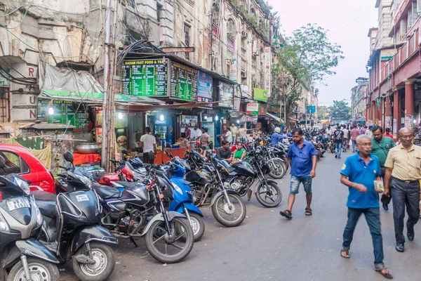 コルカタ インド 2016 コルカタ インドの中心の通りのビュー — ストック写真