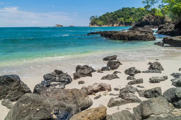 Spiaggia Nel Parco Nazionale Manuel Antonio Costa Rica — Foto Stock