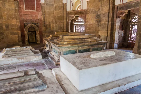 Isa Khan Niyazi Grobu Grób Humayun Złożonych Delhi Indie — Zdjęcie stockowe