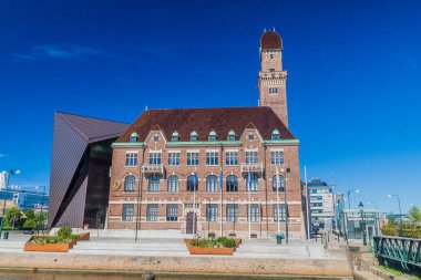 Malmö, İsveç - 27 Ağustos 2016: Malmo İsveç'in Dünya Denizcilik Üniversitesi