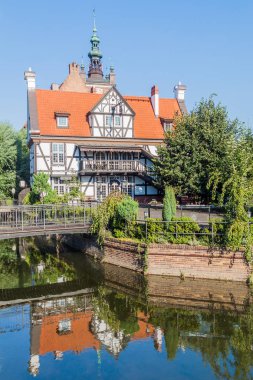 Miller's House on Raduni Canal in Gdansk, Poland clipart