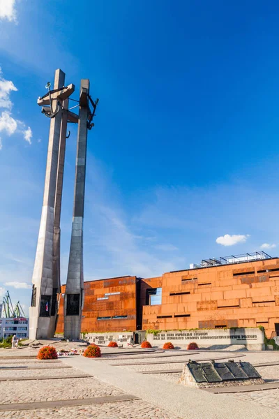 Gdansk Polonia Septiembre 2016 Monumento Los Trabajadores Caídos Del Astillero — Foto de Stock