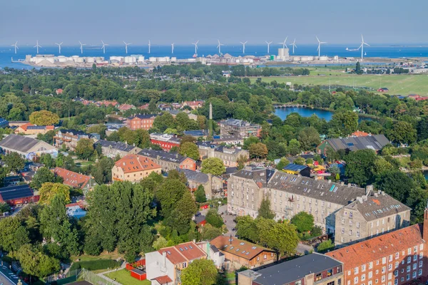 Flygfoto Över Fristaden Christiania Köpenhamn — Stockfoto