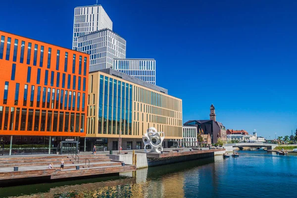 Malmö Sverige Augusti 2016 Modern Arkitektur Malmö — Stockfoto