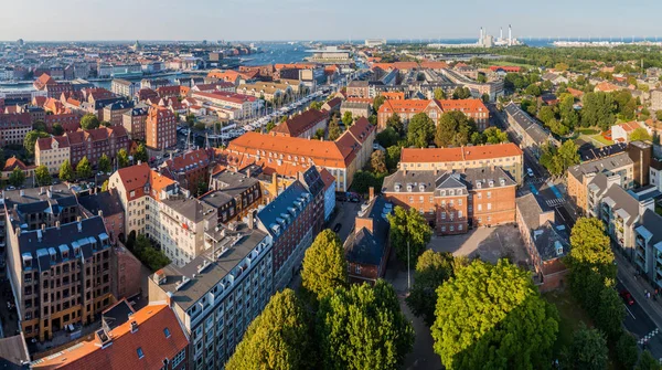 Pnorama Von Christianshavn Bezirk Von Kopenhagen Dänemark — Stockfoto