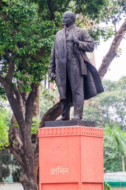 Görünümünü Lenin heykeli Kolkata, Hindistan