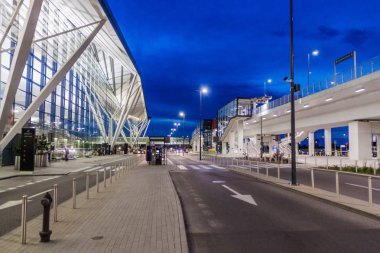 Dış Lech Walesa Gdansk airport, Polonya.