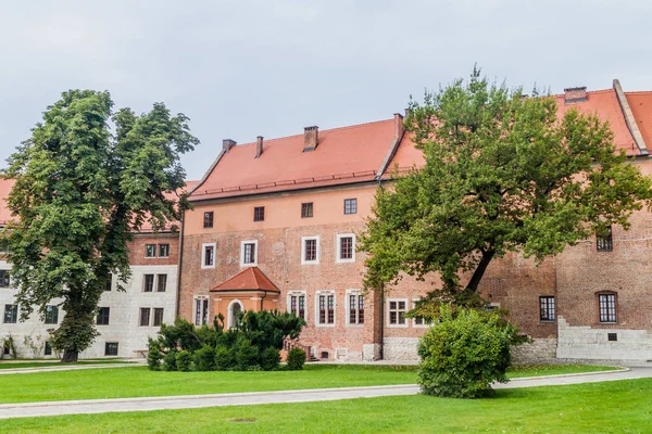 Edificios Del Castillo Wawel Cracovia Polonia —  Fotos de Stock