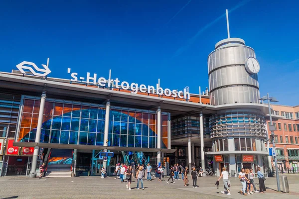 Den Bosch Países Bajos Agosto 2016 Ver Una Estación Tren — Foto de Stock