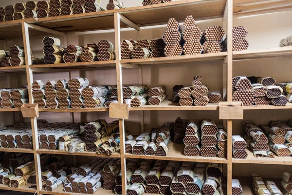 Esteli Nicaragua April 2016 Cigar Storage Tabacalera Santiago Cigar Factory — Stock Photo, Image