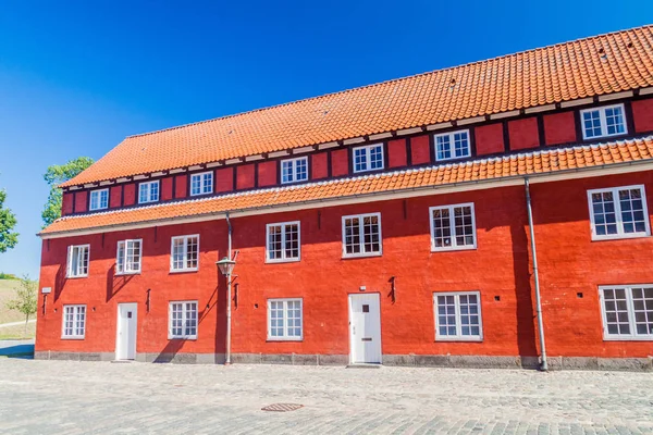 Казармы Каштелельте Цитадель Копенгагене Дания — стоковое фото