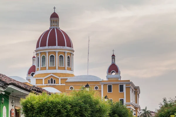 Exterior Hermosa Catedral Granada Nicaragua — Foto de Stock